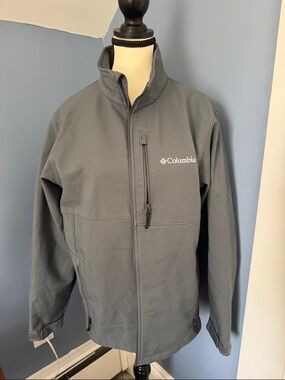Columbia Men's Slate Gray Lightweight Softshell Jacket